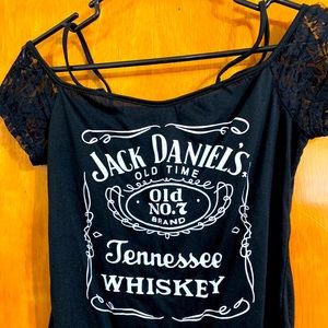 Jack Daniels Whiskey sleeved shirt
